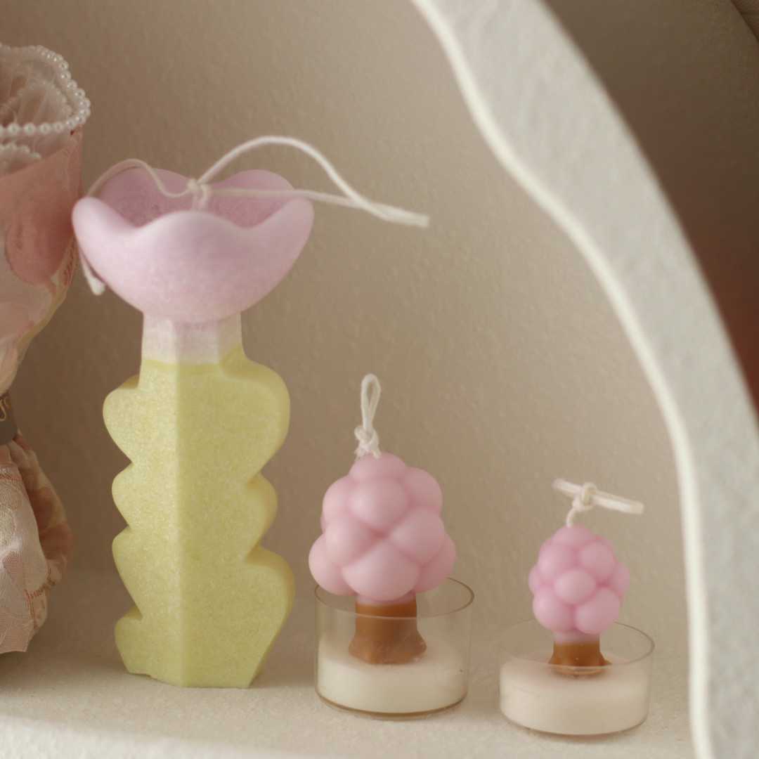 Candle Making Tips - DIY キャンドルモールド チューリップ燭台型 キャンドル作成ツール チューリップアロマキャンドル 石膏シリコンモールド