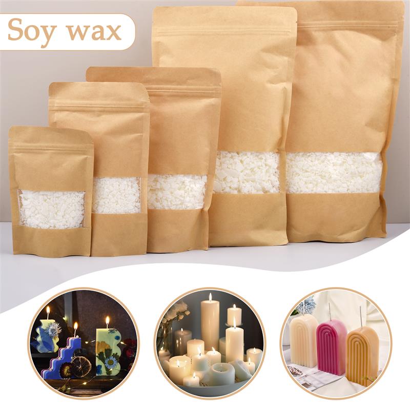 Candle Making Tips - 天然の純粋な大豆ワックスフレークの香りのキャンドル,原材料,100% 添加物なし,日曜大工,手工芸品,50〜1000g