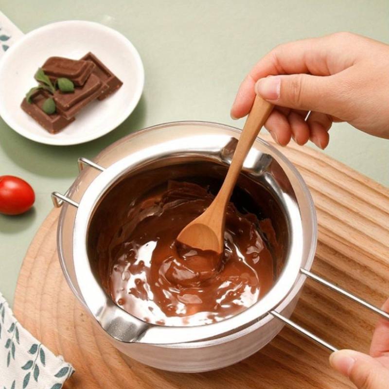Candle Making Wax - ステンレス鋼のキャンドルワックス溶解ボイラーポット、耐熱ハンドル付き、チョコレートキャンディーやキャンドル作りの材料を溶かすため