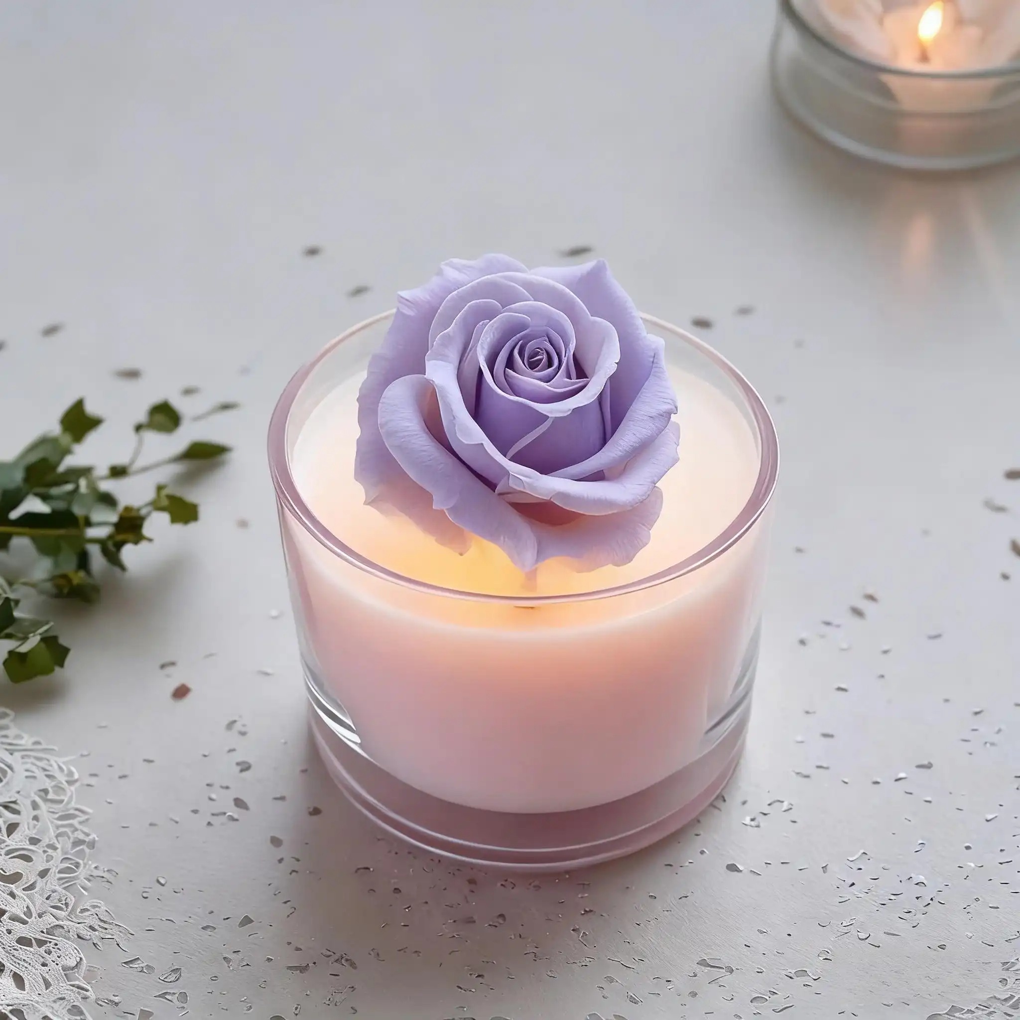2個のロマンチックな3Dローズシリコンキャンドル型 - 再利 - Candle Making Wax Melter のレビューと価格