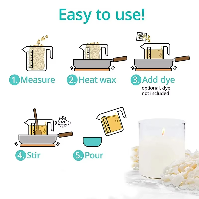 1kg/500/250/100g 純粋な大豆ワックス手作りキ - Candle Making Experience のレビューと価格