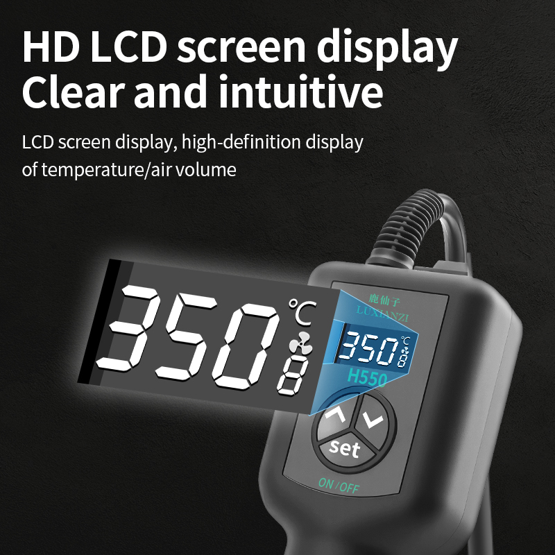 LUXIANZI ミニ電気ヒートガン 250 ° C/350 - Heat Gun Embossing のレビューと価格