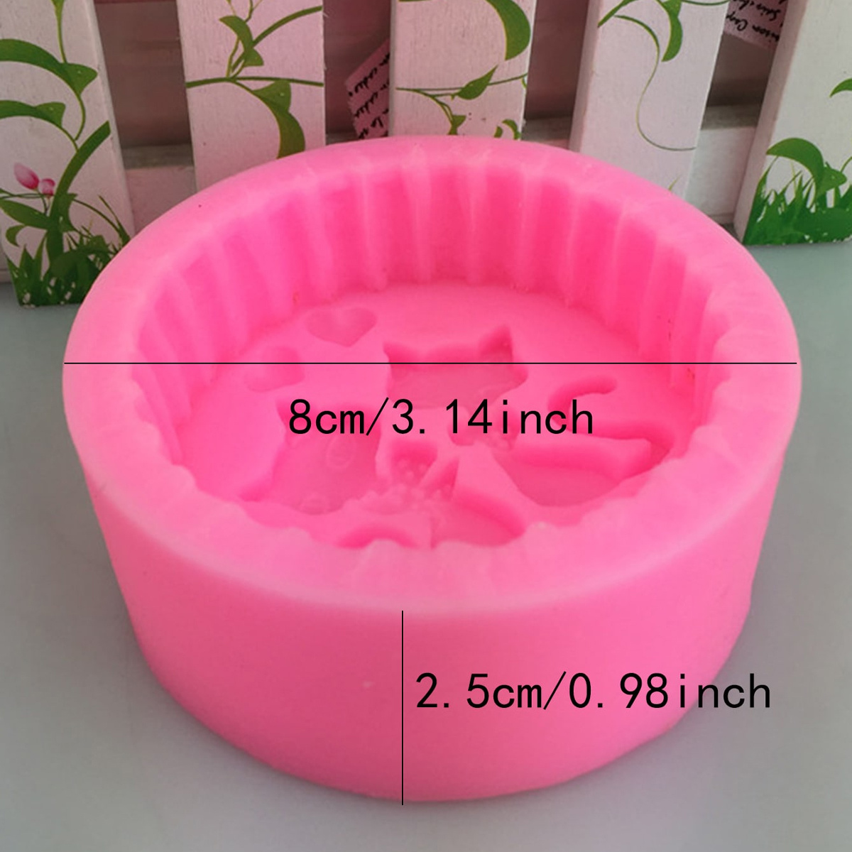 1ピースシリコン製猫型石鹸型 - 丸型DIYキャンドル作成型 - Candle Making Tips のレビューと価格