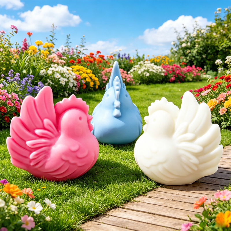 漫画の鶏シリコンキャンドル型、3D鶏型ソイワックスキャンドル - Candle Making Tips のレビューと価格