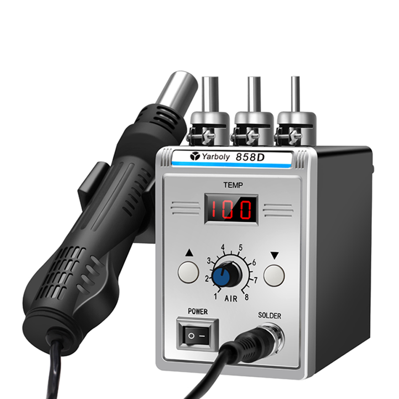 ホットエアガン 858D BGA リワークはんだステーション - Heat Gun Embossing のレビューと価格